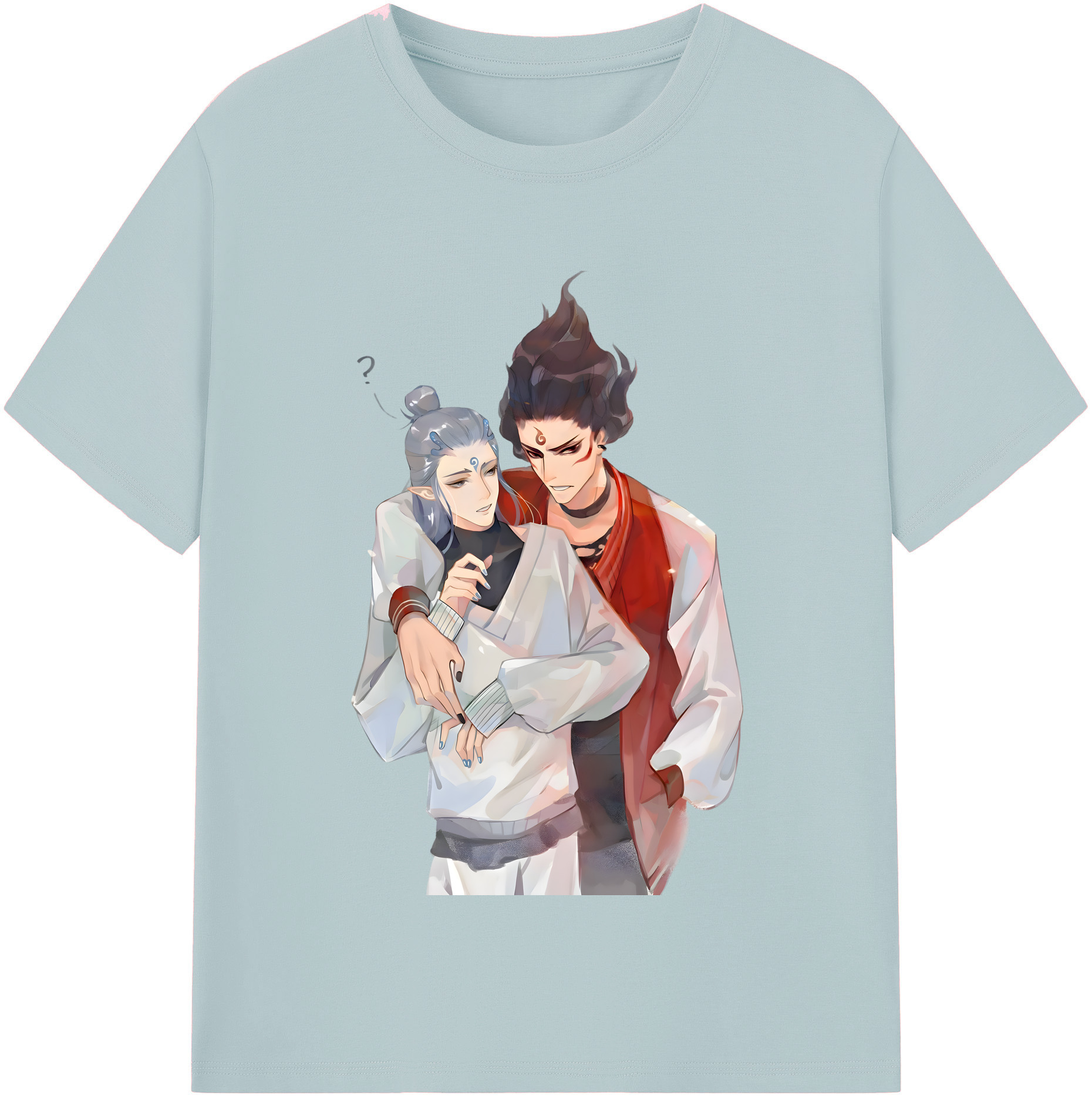 （画像用） Ne Zha 2 ナタ 魔童の大暴れ 綿100％半袖Tシャツ（フロントプリント）
